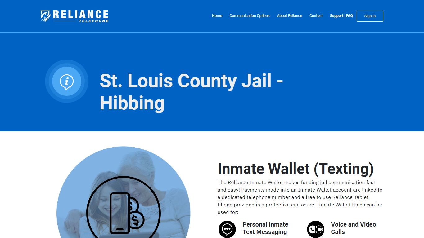 St. Louis County Jail - Hibbing - Reliance Telephone